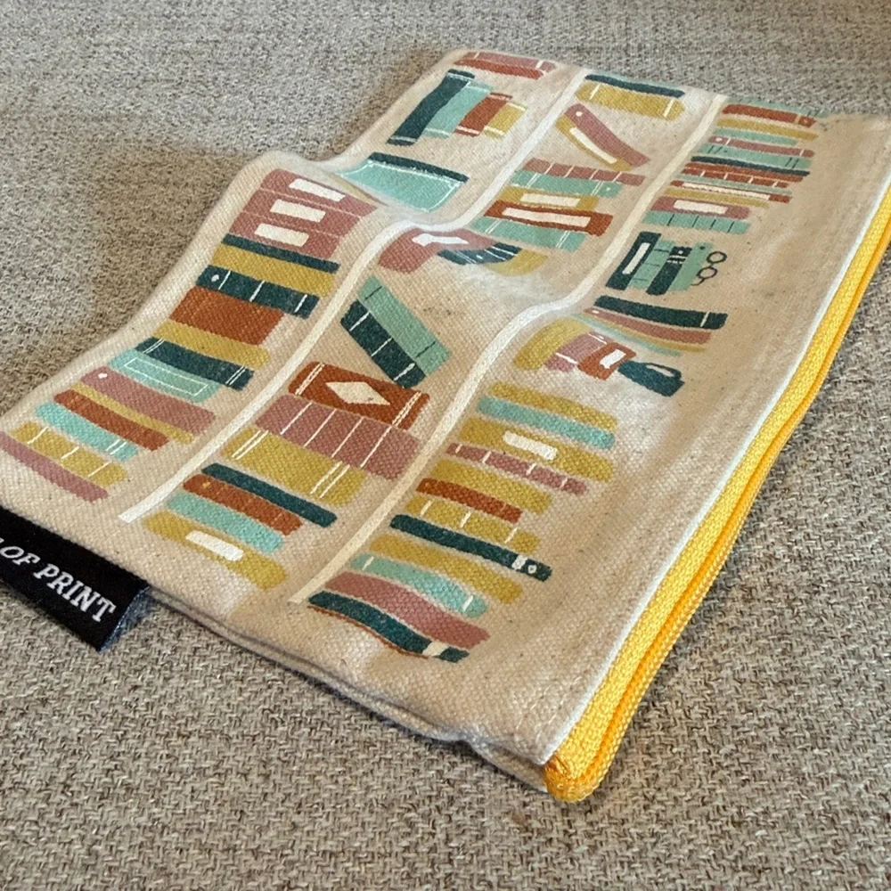 Out of Print Bookshelf Pouch Used